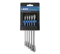 Laser Tools Cricchetto Anello Chiave Combinata Set 5pc 3229