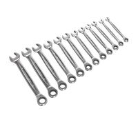 Set Di Chiavi A Ratchett 12 Pezzi - Metri - Serie Platinum - Sealey AK63922