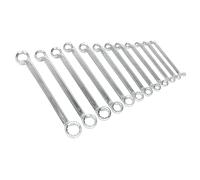 Set Di Chiavi A Ringo Doppio Offset 12 Pezzi Metrici | AK6328 Sealey Nuovo