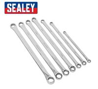 Sealey Doppia Estremità Chiave ad Anello Set 7pc extra-Lunga Metrico AK6311