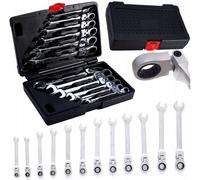 Set Di Chiavi A Rullino 8-19Mm 12 Pezzi In Valigia CrV Cromo