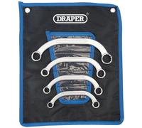 Set Di Chiavi A Rullino Draper HI-TORQ A Mezza Luna Metriche 4 Pezzi 07210