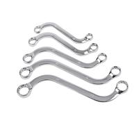 Set di chiavi a scatola stile S, Set di chiavi metriche stile S da 5 pezzi, Set di chiavi offset lucidate a specchio con scala chiara, chiavi antiruggine per elettricità automobilistica domestica