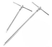 Set di chiavi a T da 6,3 mm, teste intercambiabili, 26 pezzi, barra a T in metallo, con estensioni corte e lunghe, kit completo di strumenti per riparazioni automobilistiche e manutenzione fai da te