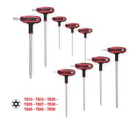Set Di Chiavi A T KS Tools, Torx Con Foro, 9 Pezzi TB10-TB50