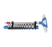 Laser 6346 - Bussola con Impugnatura a T, Diametro 1/2", 12 Pezzi