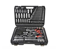 SET DI CHIAVI AWTOOLS 122 PEZZI 1/2" 1/4" NERO LINEA
