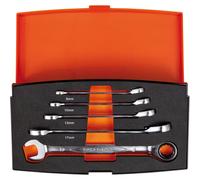Set di chiavi combinate a cricchetto