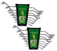Set di chiavi combinate a cricchetto 8 pezzi da 6" a 18" - (confezione da 2) ...