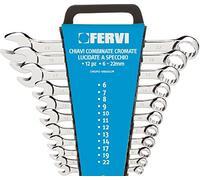 SET DI CHIAVI COMBINATE CROMATE, LUCIDATE A SPECCHIO FERVI 0199 6-22