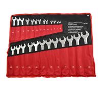 Set di chiavi combinate metriche 25 pezzi estremità aperte / anello 6 mm - 32...