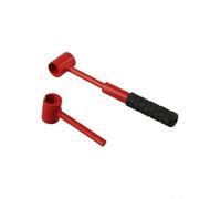 Set di chiavi combinate per la regolazione delle cerniere, strumento di allineamento delle porte di varie dimensioni con teste da 125 mm e 23 mm, chiave in acciaio temprato per cabina