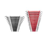 Set di chiavi combinate TEKTON da 34 pezzi (1/4-1 pollice 6-24 mm) - Rack | WCB91301