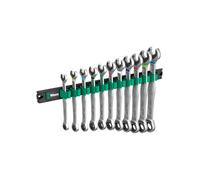 Wera 05020014001 9630 - Barra magnetica 6000 Joker, 1 set di chiavi a cricchetto ad anello, 12 pezzi