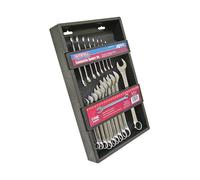 Set Di Chiavi Combinato In Cromo Vanadio Faithfull, 18 Pezzi FAISPASETC18
