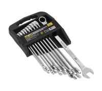 Set Di Chiavi Combinazione 10 Pezzi Extra-Lungo Metric | S0832 Sealey Nuovo