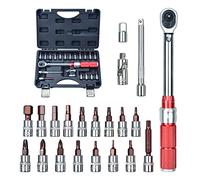 Set di chiavi dinamometriche,attacco da 1/4 di pollice,regolabili in entrambe le direzioni,72 denti,20-200 pollici/2,26-22,6 Nm,utensile per bicicletta per una misurazione precisa della coppia