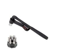 Set di chiavi dinamometriche esagonali convenienti for bicicletta da 2 pezzi, strumento di coppia ad alta precisione 10-20NM(Black 10N)