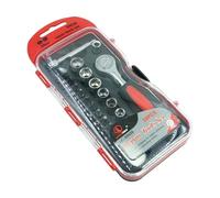 Set di chiavi dinamometriche for bicicletta da 23/38 pezzi, chiave a brugola a doppia direzione, chiave a bussola, kit di riparazione professionale for motociclette(ASA-38PCS)