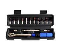 Set di chiavi dinamometriche per bicicletta, 1/4", 2-24 Nm, cacciavite regolabile, strumento per la manutenzione di mountain bike, moto, auto, camion