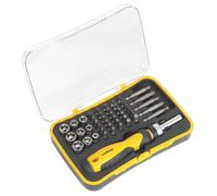 Sealey Set di chiavi e bit S0979 – cacciavite a cricchetto, 45 pezzi