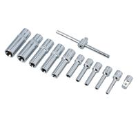 Set Di Chiavi E-Socket Laser Tools 1/4" E 3/8" 12 Pezzi 8867