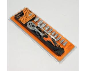 Set di chiavi esagonali a bussola 12 pezzi cricchetto e dado Epica star