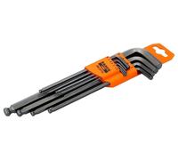 Bahco BE-9770 Metrico Lungo Estremità Sferica Esagonale L-CHIAVE Set, 9 Pezzi