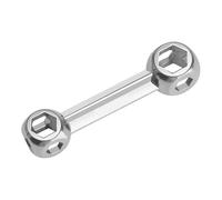 Set di chiavi esagonali portatili robuste con dieci diverse dimensioni da 6 mm a 15 mm, ideali per la riparazione di biciclette e la cassetta degli attrezzi Set di chiavi esagonali portatili