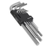 Set Di Chiavi Esagonali Sealey 9 Pezzi Lunghe Metriche AK7136