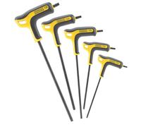 STANLEY FMHT0-69048 Set 5 Chiavi Maschio con Impugnatura Fatmax, Punta Torx, Nero/Giallo