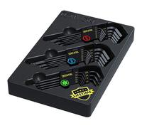 Set di chiavi LEXIVON Master Wrench da 35 pezzi, con testa sferica e braccio lungo | Confezione da 3, in lega di acciaio S2 di grado industriale,