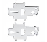 Set di chiavi marine in acciaio inox, 2 strumenti per riempire il ponte e aprire bottiglie, accessorio perfetto per il comfort della barca (2 pezzi)