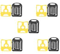Set di chiavi metriche a cricchetto da 7 pezzi 8-19 mm kit di chiavi combinat...