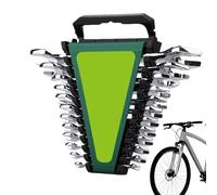 Set di chiavi metriche resistenti, 27 x 13 x 3 cm, chiavi combinate a mano, dimensioni da 6 a 32 mm, struttura compatta in acciaio, ideale per la riparazione di case, auto e camion