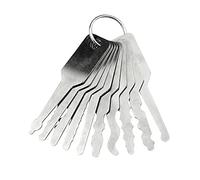 Set di chiavi passpartout per le serrature delle auto, in acciaio INOX, per serrature a cilindro e a placchetta, ideali per fabbri