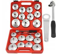 Set Di Chiavi Per Filtro Olio 23 Pezzi 1/2 Pollice In Alluminio Con Ratch