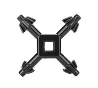 Set di chiavi per mandrino multifunzionale 4 in 1 per trapano in acciaio, compatibile con strumenti di perforazione portatili, ottimale per il fai da te e l'uso professionale