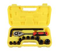 Set di chiavi per presa 13pcs set 1/2 pollici per la spazzatura a cricchetto set di gradi professionale CHARME CHROME VANADIUM ACCIAI