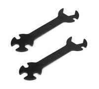 Set di chiavi per stampante 3D ThtRht da 2 pezzi, 5 in 1, per ugelli da 6 mm a 20 mm, chiave inglese piatta in acciaio, cricchetto per E3D MK8 MK