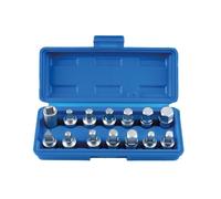 Set Di Chiavi Per Tappi Di Scarico Laser Tools 14 Pezzi 3/8"D 3175