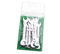 Set di chiavi piccole e leggere da 8/10 pezzi, con doppia estremità aperta, per tecnici professionisti e utenti domestici, resistenti alla ruggine