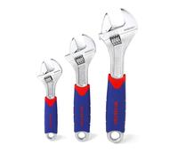 Set Di Chiavi Regolabili 3 Pezzi; Chiave a Rullino 150; 200; 250Mm; Chiave Ingle