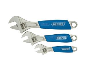 Set Di Chiavi Regolabili Con Impugnatura Morbida Draper 88598 3 Pezzi