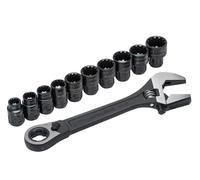 Set Di Chiavi Regolabili Crescent Pass Thru 11 Pezzi Con Ingranaggi CRECPTAW8