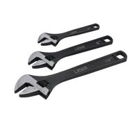 Set Di Chiavi Regolabili Laser 3 Pezzi Nero Con Organizer Per Strumenti 8677