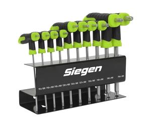 Set Di Chiavi Sealey TRX-Star 10 Pezzi T-Manico S01151