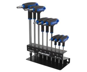 Set Di Chiavi Sealey TRX-Star 9 Pezzi T-Maniglia AK7196