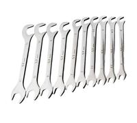 Set di chiavi super sottili, cambio rapido delle dimensioni, 10 pezzi, mini chiavi combinate, strumento manuale di riparazione, kit portatile, per manutenzione auto, riparazioni biciclette, progetti d