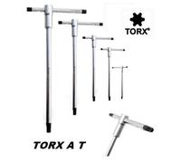 SET DI CHIAVI TORX A T 5 PEZZI CON ASTA SCORREVOLE - AGGANCIO MULTIPLO - T20-T45